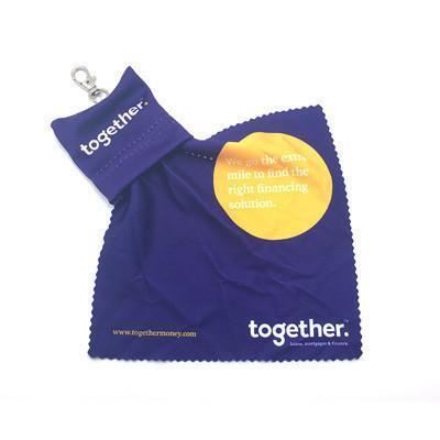 Mobile Microfiber Cleaning Cloth with Pouch | Executive Door Gifts