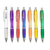 Plastic Ball Pen with Rubber Grip | Executive Door Gifts
