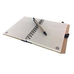 Recycled Notebook with Pen and Elastic Band | Executive Door Gifts