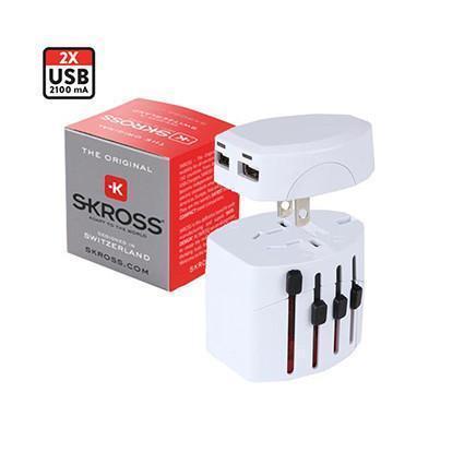 SKROSS World Travel Adapter EVO USB | Executive Door Gifts